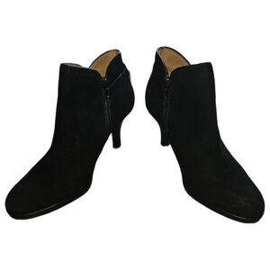 Söfft Genuine Leather Suede Ankle Heeled Mini Boots
